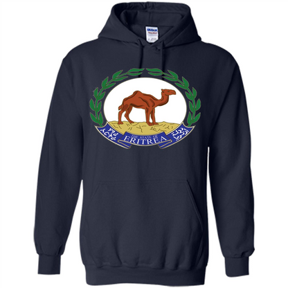 Eritrea Emblem T-shirt National Heritage Pride Navy