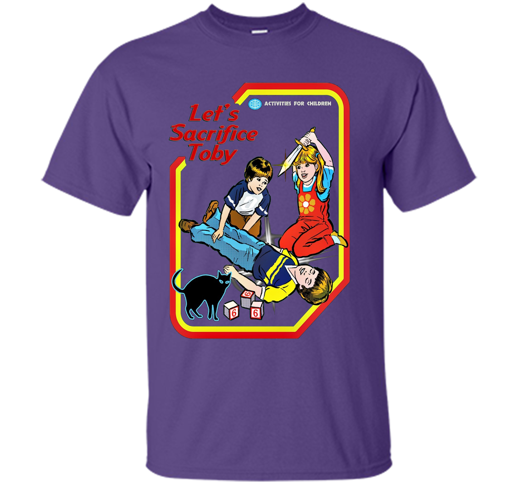 Let's Sacrifice Toby T-shirt Purple