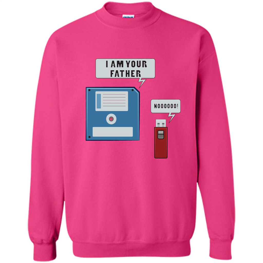 USB Floppy Disk Funny Computer Nerd T-shirt Heliconia