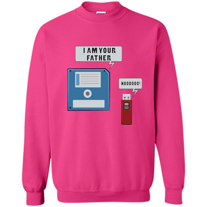 USB Floppy Disk Funny Computer Nerd T-shirt Heliconia