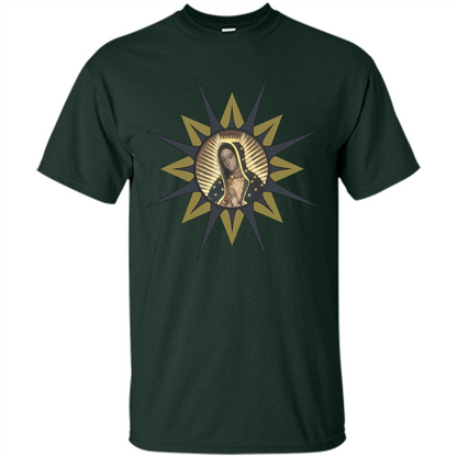 Virgen de Guadalupe T-shirt Forest Green