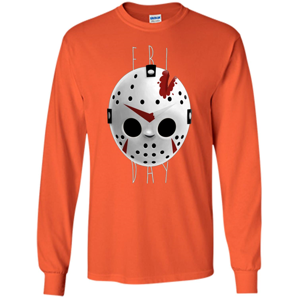 Friday The 12Th Shirt Funny Jason T-Shirt Orange