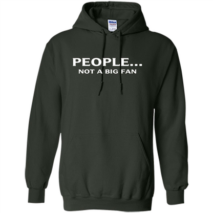 Introvert T-shirt Funny People Not A Big Fan T-shirt Forest Green