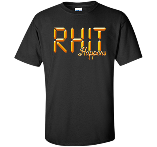 RHIT Happens T-Shirt Sleep Edition Rose-Hulman Men Women Kid t-shirt Black