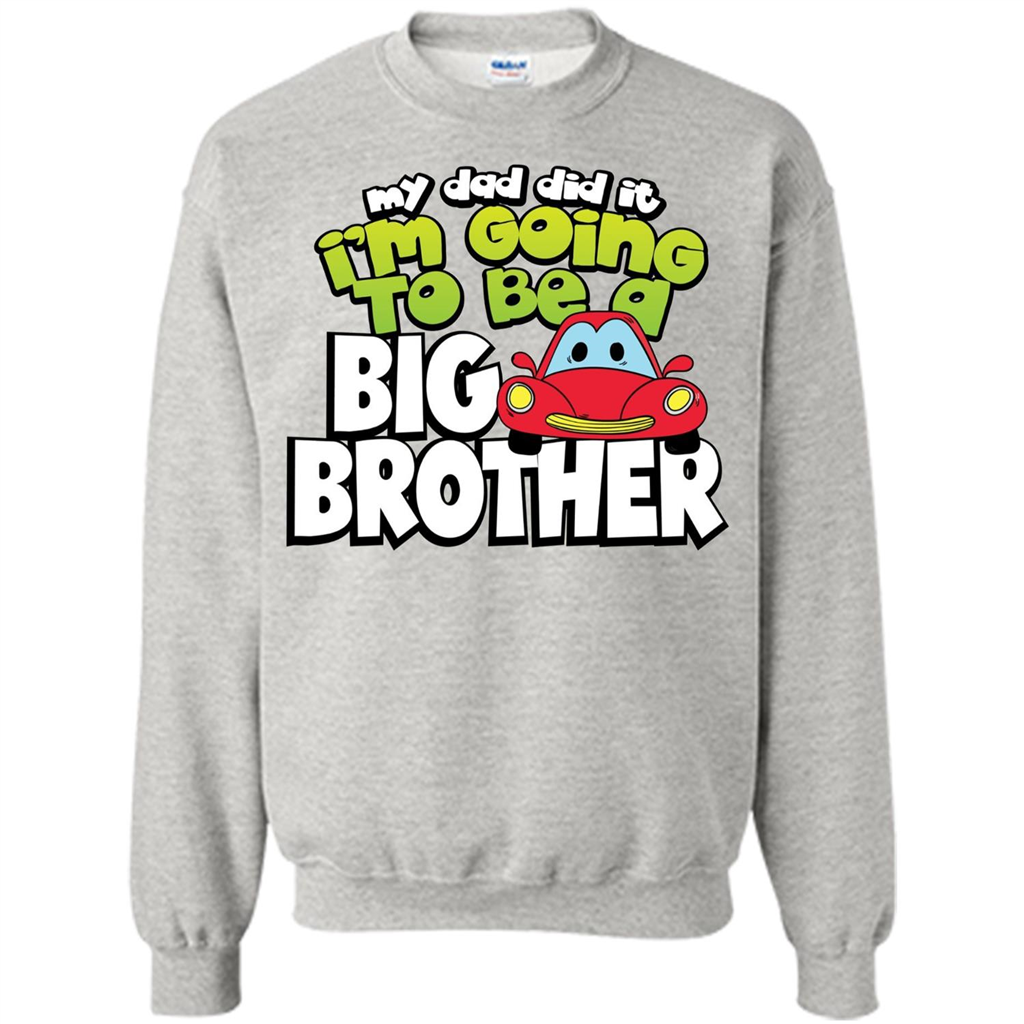 Car Brother T-shirt I'm Going To Be a Big Brother Ash