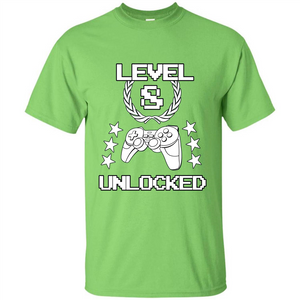 Video Game T-shirt Legendary Gamers 8th Unlocked T-shirt