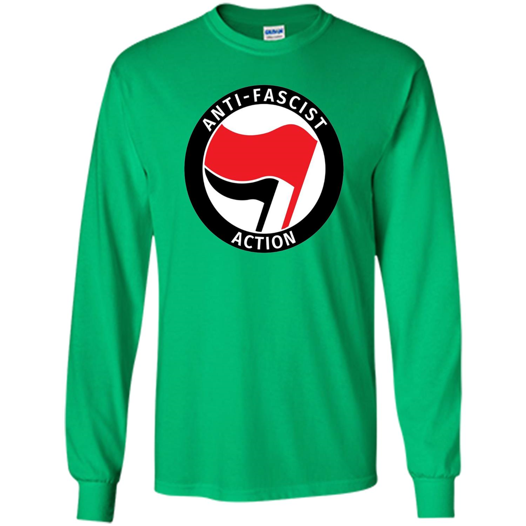 Anti - Fascist Action T-shirt Irish Green