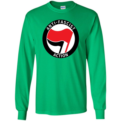Anti - Fascist Action T-shirt Irish Green
