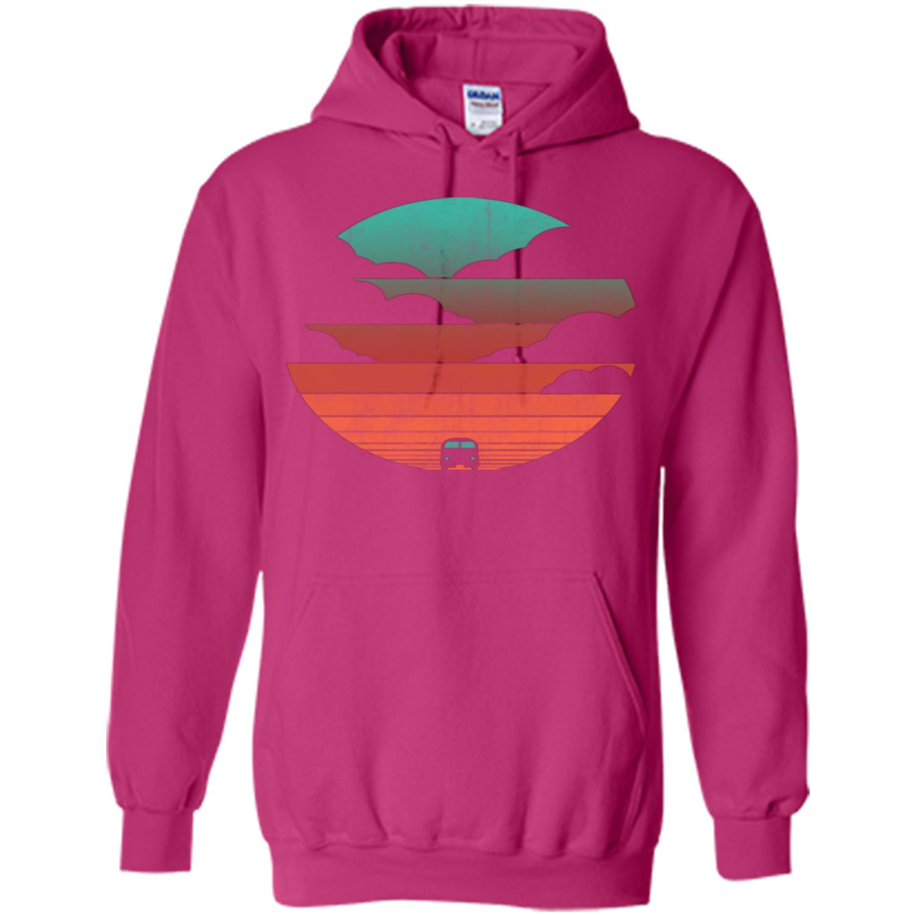 Driving Into The Sunset T-shirt Heliconia