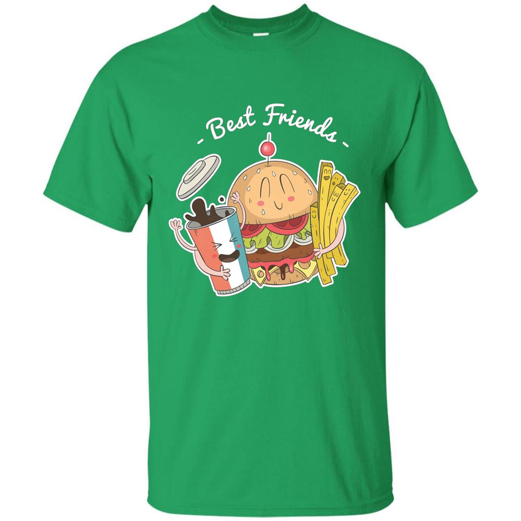 Burger Lover T-shirt Best Friends Delicious Irish Green