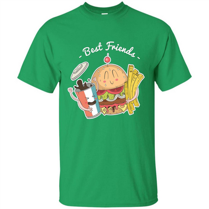 Burger Lover T-shirt Best Friends Delicious Irish Green