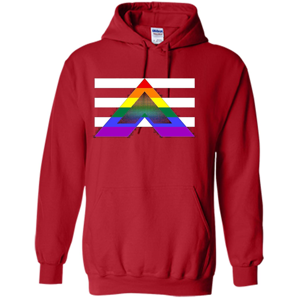 LGBT Pride Straight Ally Pride Flag T-Shirt Red