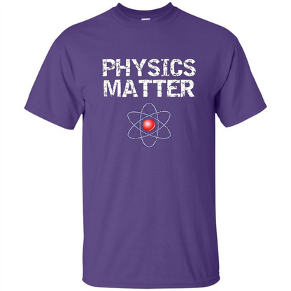 Physics T-shirt Physíc Matter T-shirt Purple