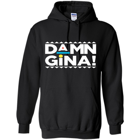 Damn Gina T-shirt TV Show Martin Black