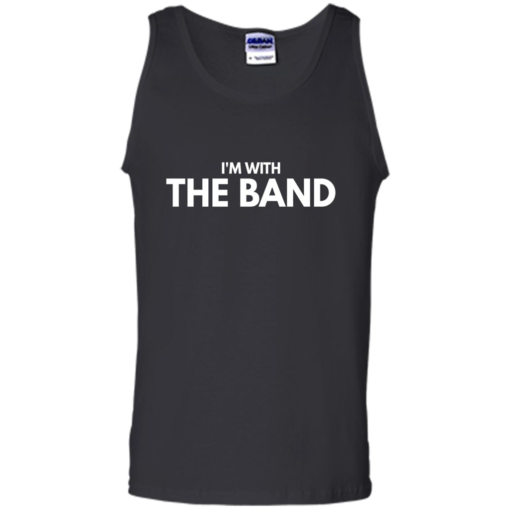 Music Lover T-shirt I'm With The Band Black