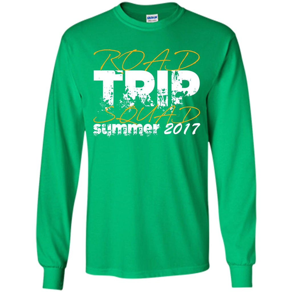 Summer T-shirt Road Trip Squad Summer 2017 Irish Green