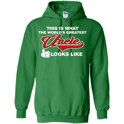 Uncle T-shirt This Is What The World's Greatest Uncle Looks Like Irish Green