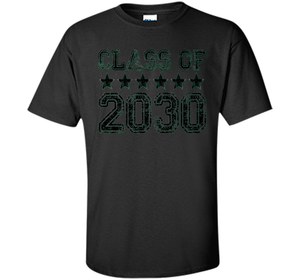 Class of 2030 Grow With Me T-Shirt - Kindergarten, White t-shirt