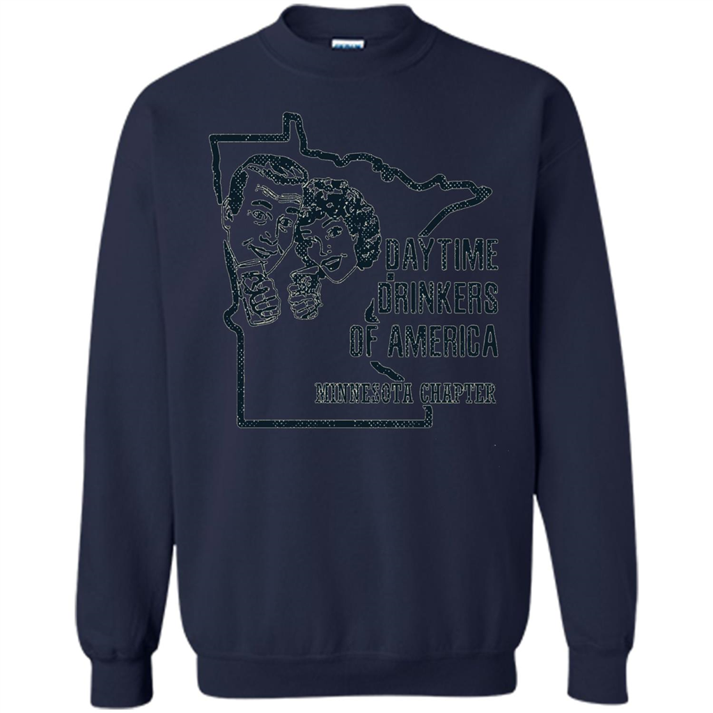 Minnesota Daytime Drinkers Shirt Beer Wine Alcohol Joke T-shirt Navy