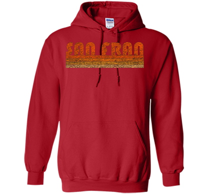 Vintage Retro San Francisco T-Shirt cool shirt Red