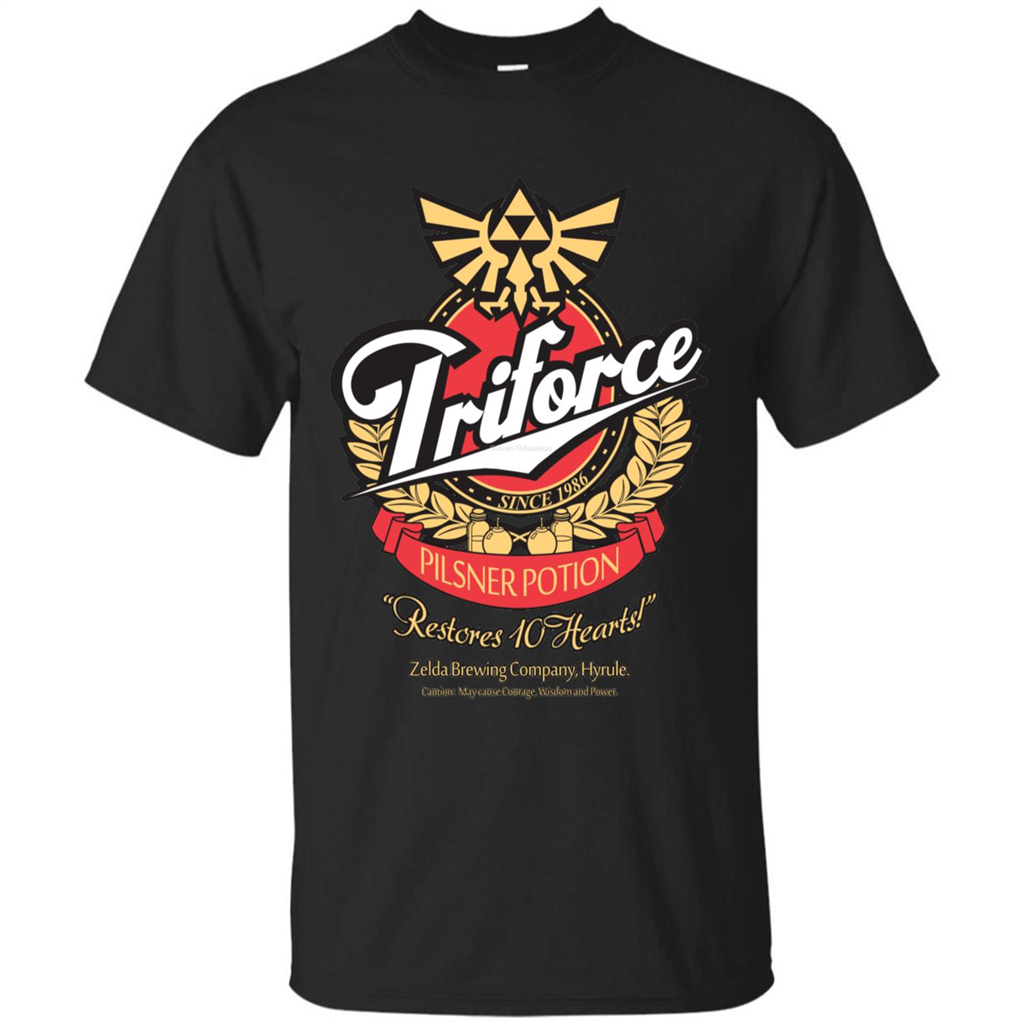 Special Potion Triforce Pilsner Potion T-shirt Black