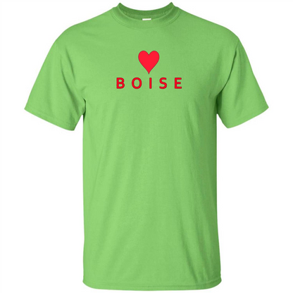 Boise Idaho With Heart Love T-shirt