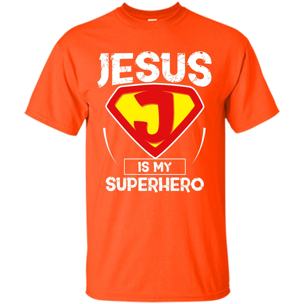 Christian T-shirt Jesus Is My Superhero T-shirt