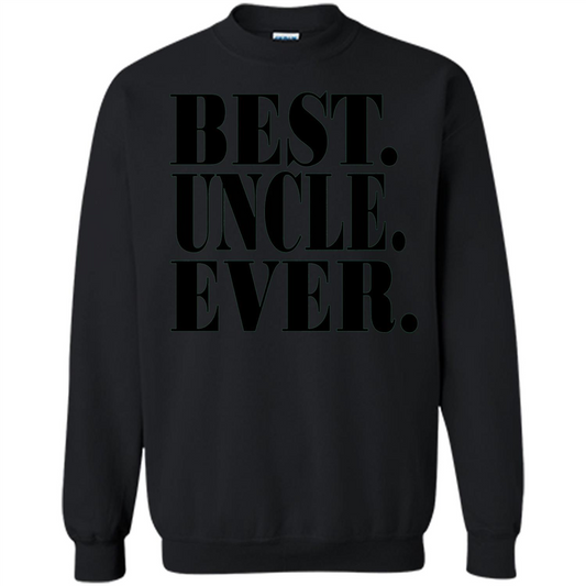 Best Uncle Ever T-shirt Black