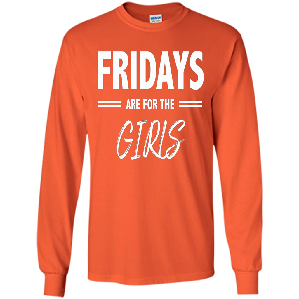 Fridays Are For The Girls T-shirt Orange