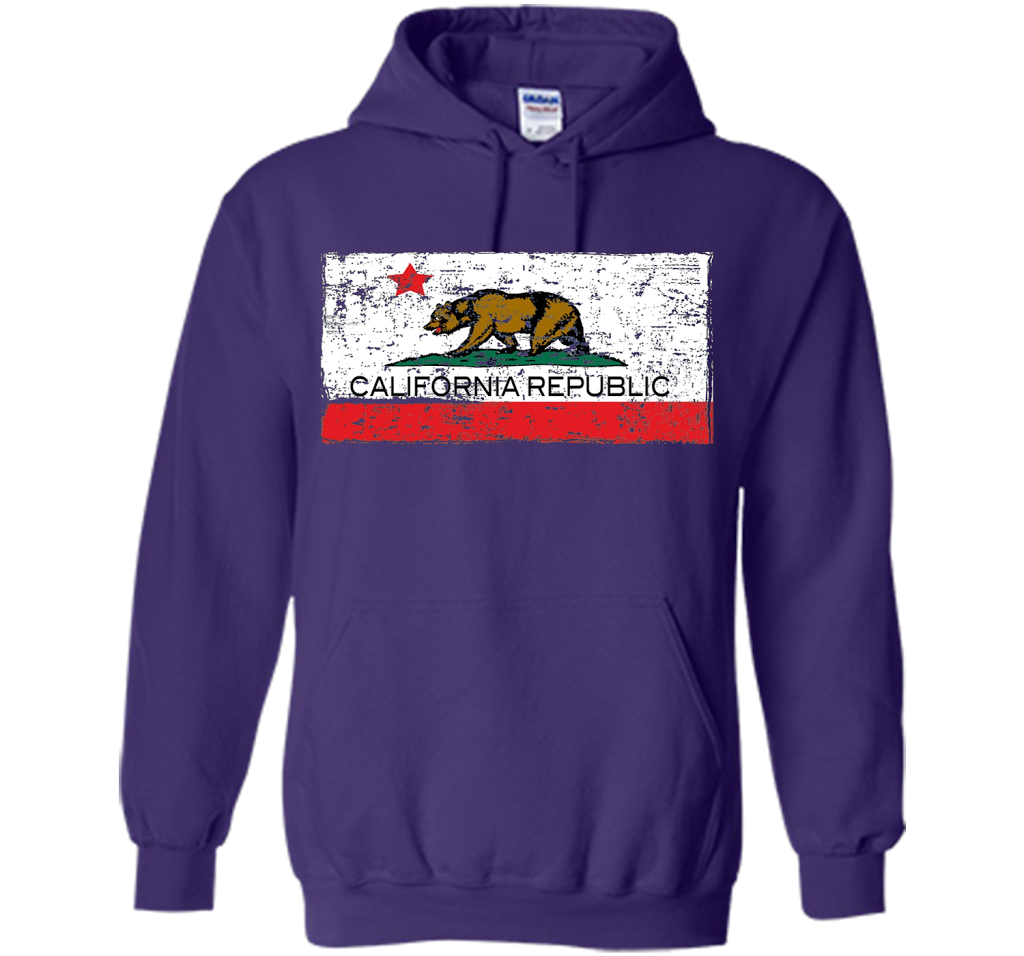 Vintage California Republic T-shirt Cali Life I Love CA cool shirt Purple