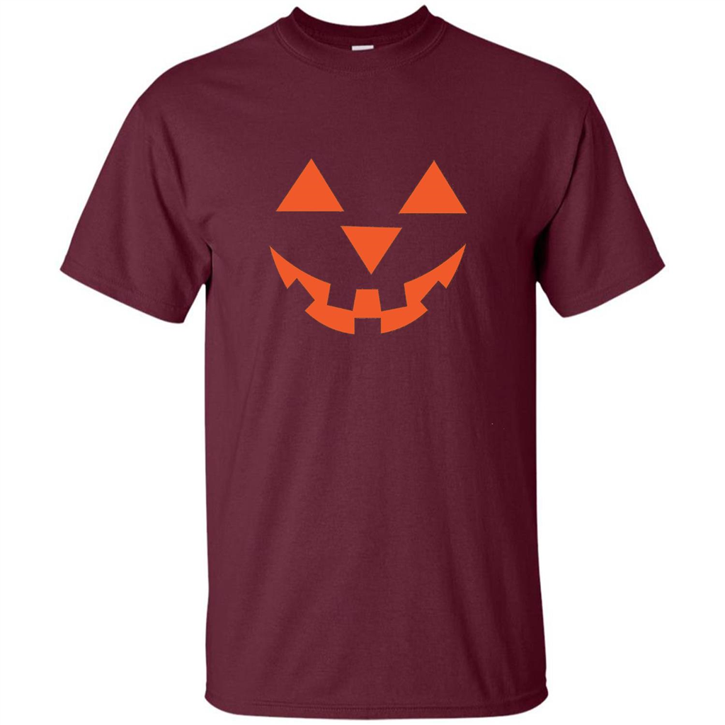 Pumpkin Head Jack O' Lantern Smiling Face Halloween T-shirt