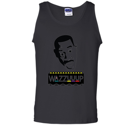 Wazzuuup T-Shirt Funny 90s TV Shows Comedy shirt Black