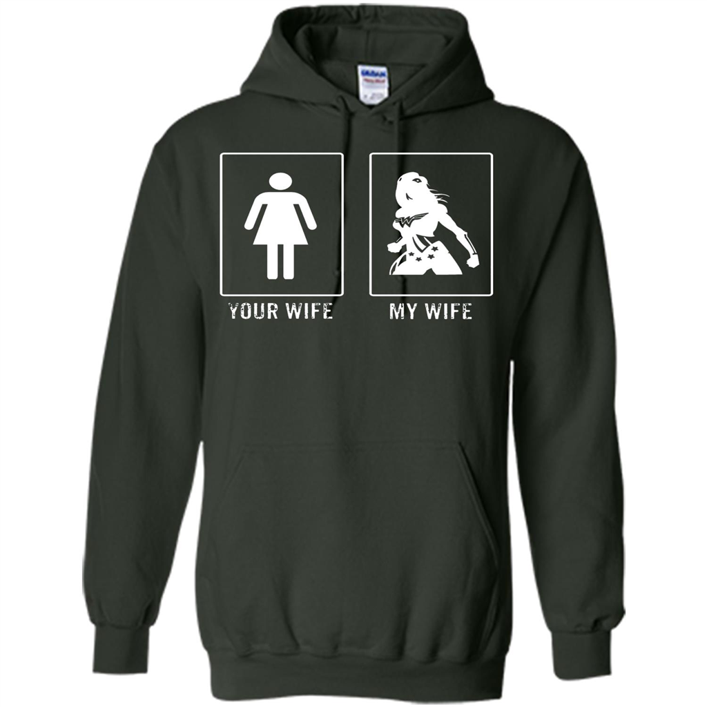 Superhero T-shirt Your Wife My Wife