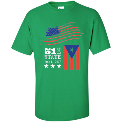 Puerto Rico The 51st State Of The United States Irish Green