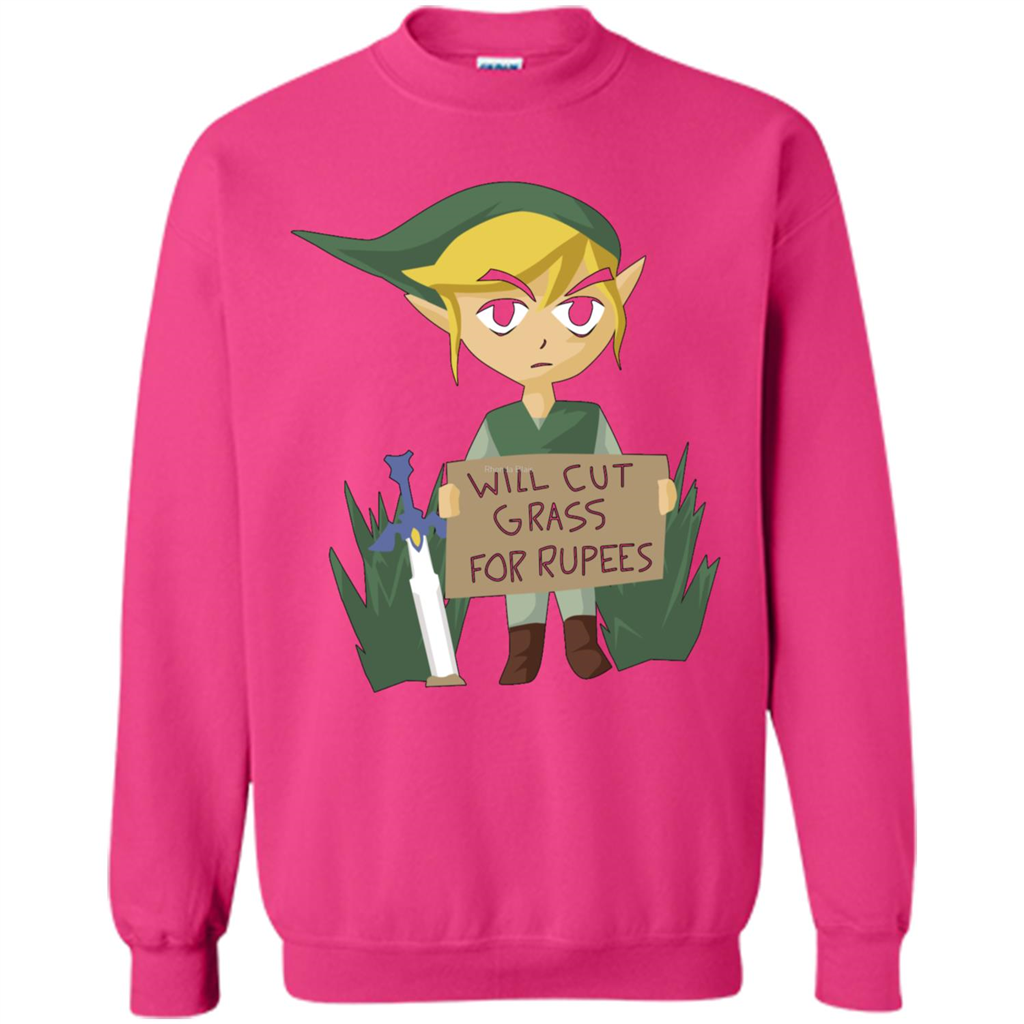 Video Games T-srhit Will Cut Grass For Rupees T-shirt Heliconia
