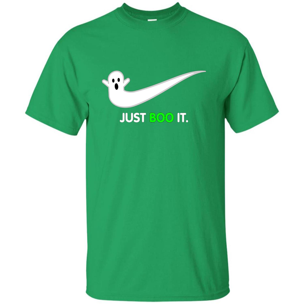 Just Boo It T-shirt Halloween Shirts Irish Green