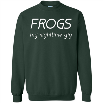 Frogs My Nighttime Gig T-shirt Forest Green