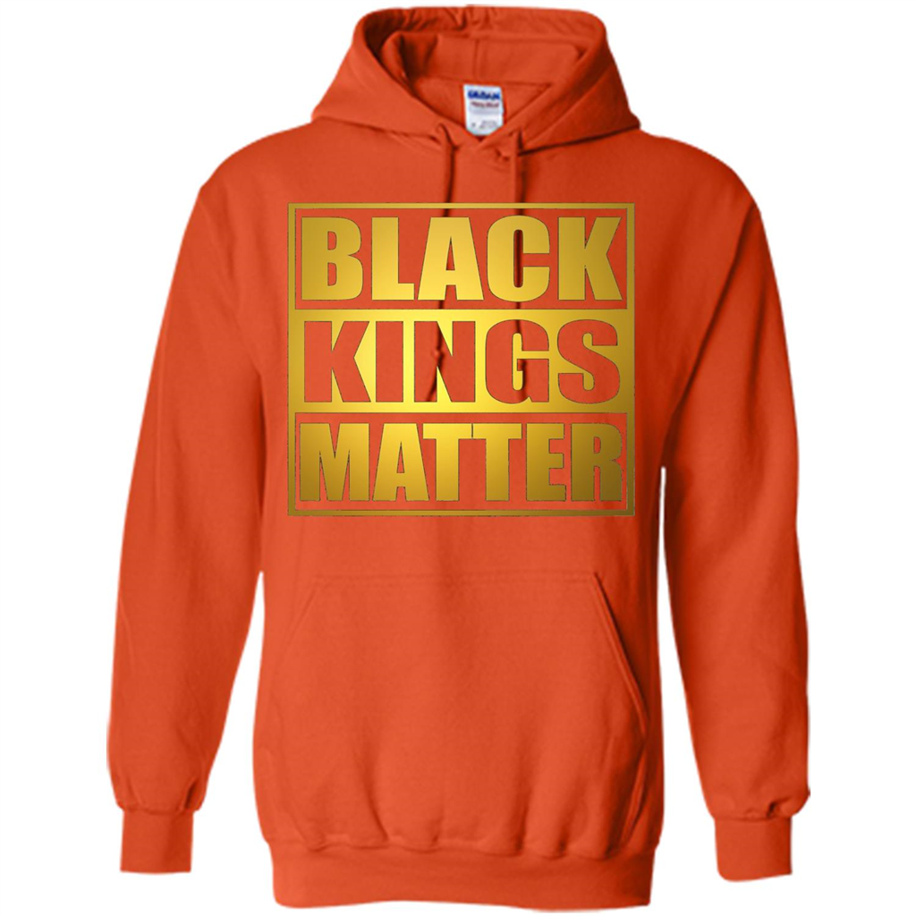 Black Kings Matter T-shirt Orange