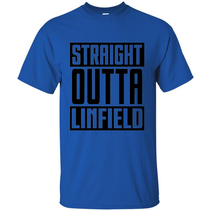 Straight Outta Linfield T-shirt Royal