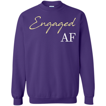 Engaged AF T-shirt Purple