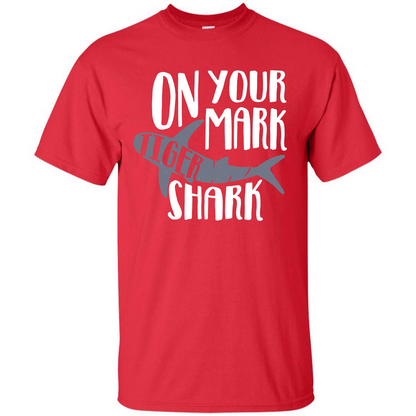 Tiger Shark T-shirt On Your Mark Tiger Shark T-shirt Red