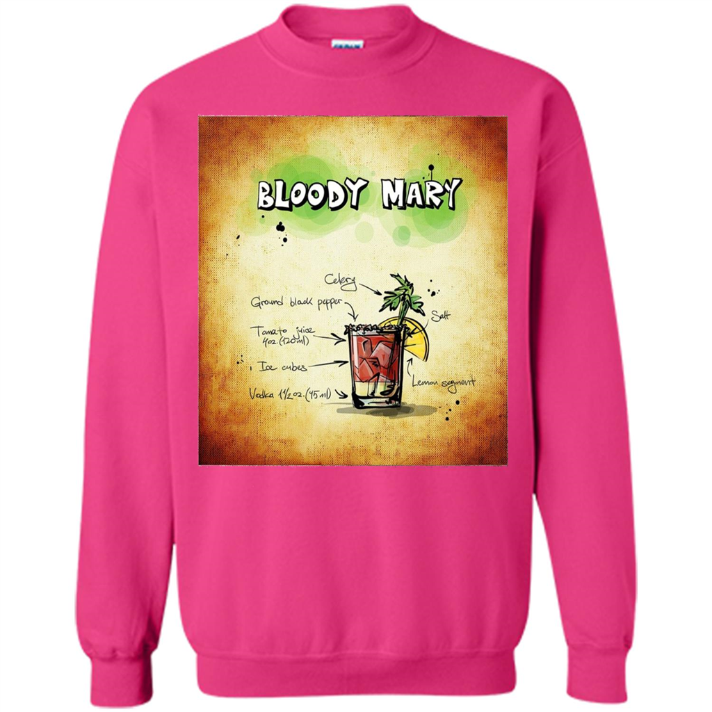 Bloody Mary Drink Recipe Alcohol Liquor Bartender T-shirt