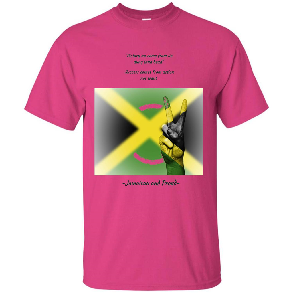 Jamaican Pride T-shirt Jamaican And Proud Heliconia