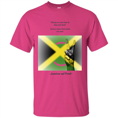 Jamaican Pride T-shirt Jamaican And Proud Heliconia