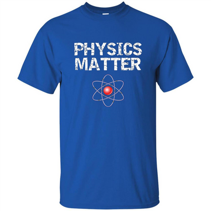 Physics T-shirt Physíc Matter T-shirt Royal