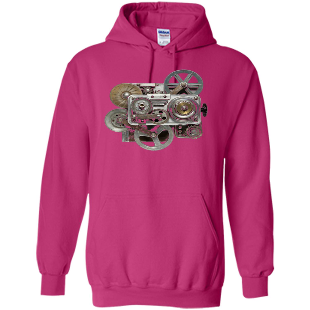 Steampunk Mechanical Gears T-Shirt Heliconia