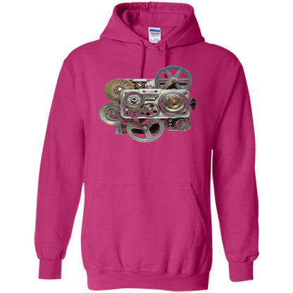 Steampunk Mechanical Gears T-Shirt Heliconia