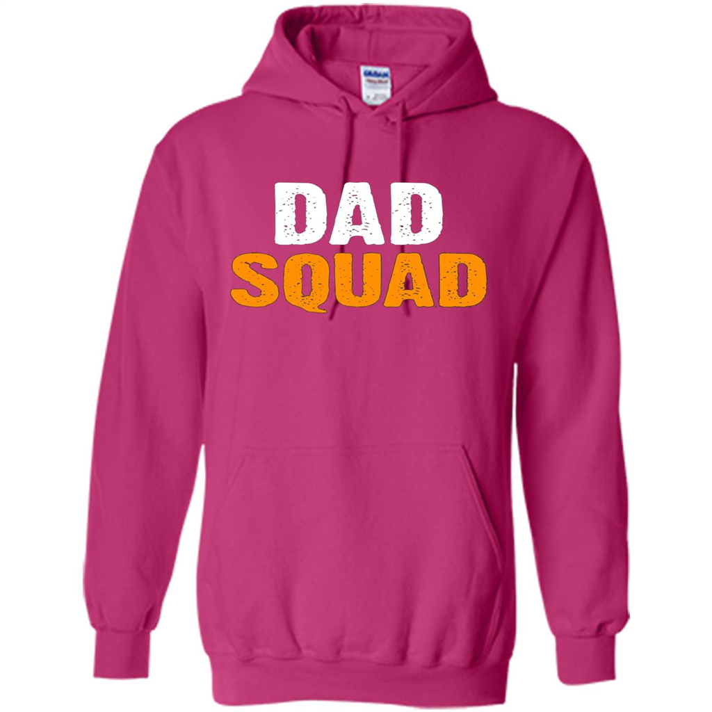 Fathers day T-shirt DAD Squad Funny T-Shirt Heliconia