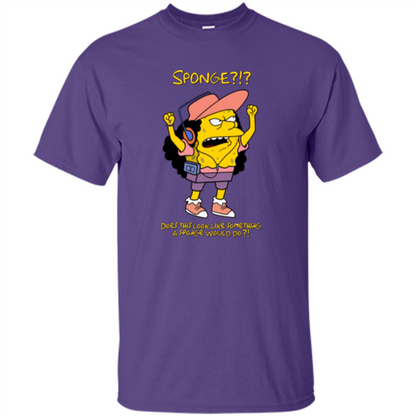 Sponge Otto Square Pants T-shirt Purple