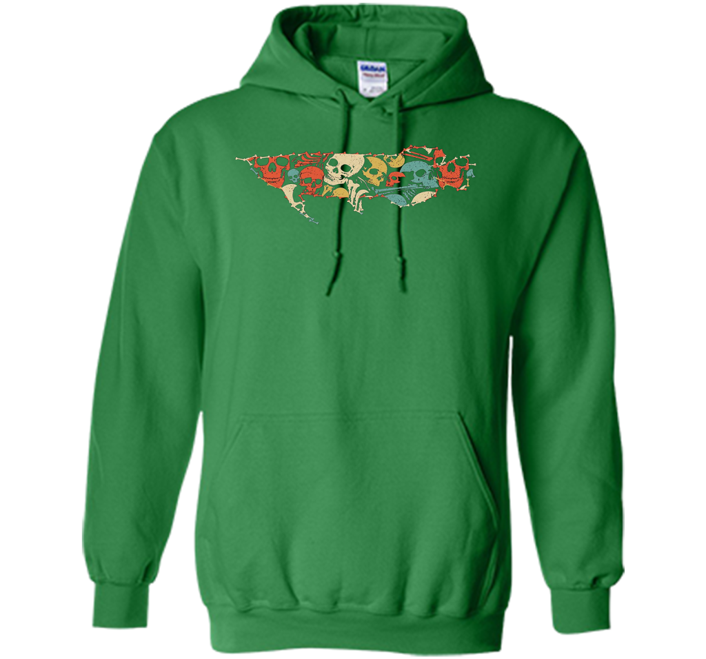 AROWANA Halloween T-shirt Skeleton Skull Vintage shirt Irish Green